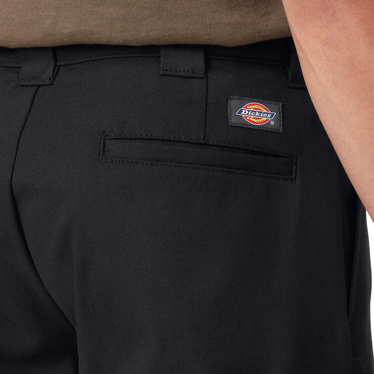 FLEX Relaxed Fit Cargo Shorts, 13" - Black (BK) image number 6