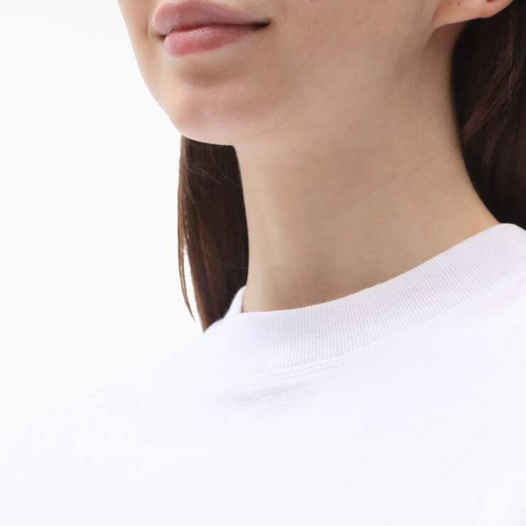 Women's Loretto Cropped T-Shirt - White (WH) image number 4