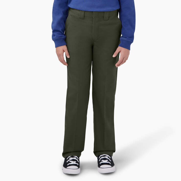 Pantalon 873 de coupe ajustée pour garçons, 4 à 20 - Olive Green (OG) numéro de l’image 1