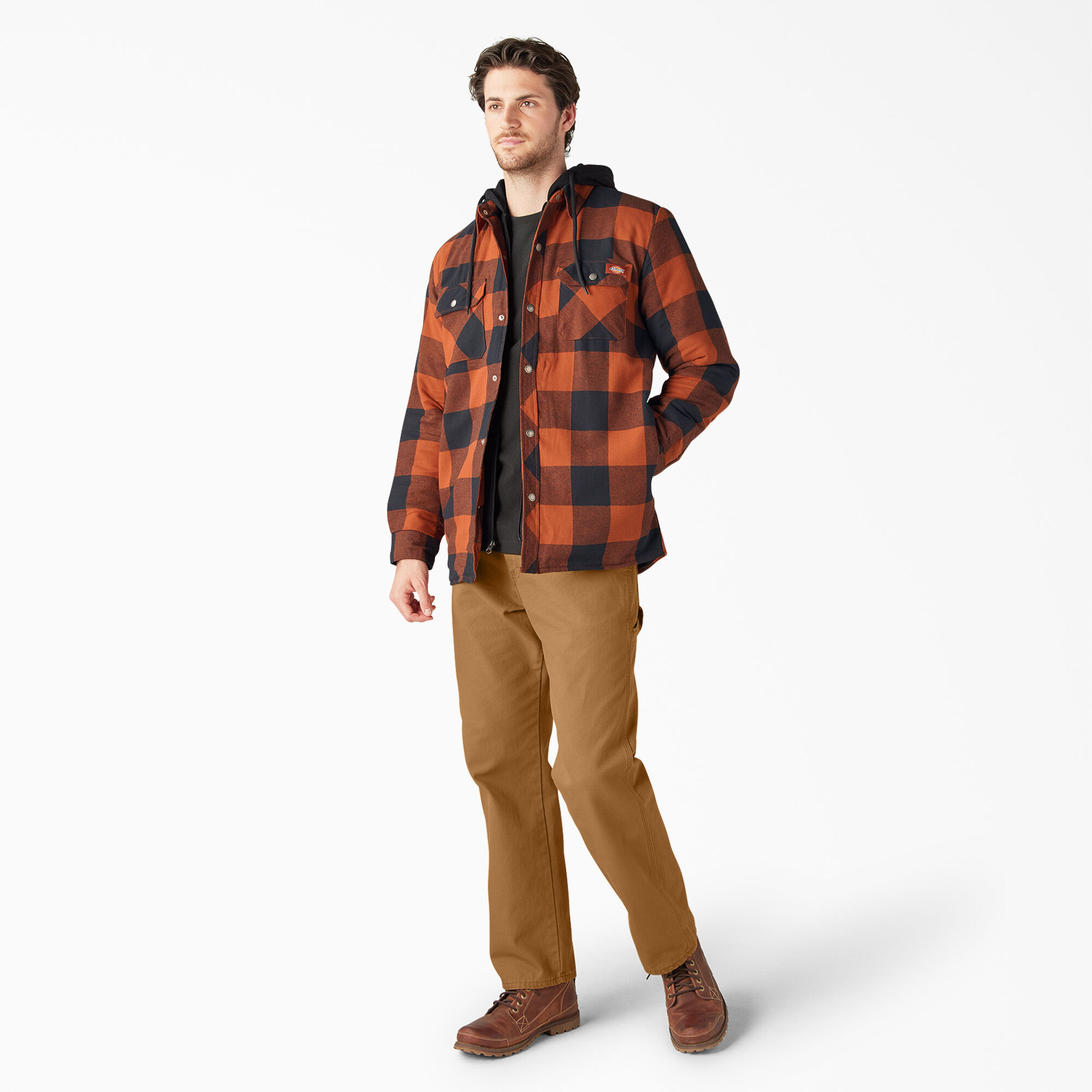 Dickies bonded top plaid jacket