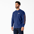 T-shirt &agrave; manches longues &agrave; imprim&eacute; Workwear - Surf Blue &#40;FL&#41;