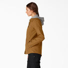 Veste-chemise &agrave; capuchon en coutil pour femmes - Brown Duck &#40;BD&#41;