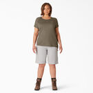 Women&#39;s Plus Short Sleeve Cooling Temp-iQ&reg; Performance T-Shirt - Military Green Heather &#40;MLD&#41;