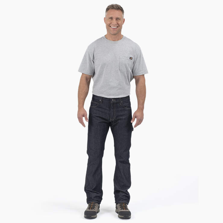 FLEX Regular Fit Carpenter Jeans - Rinsed Indigo Blue (RNB) image number 4