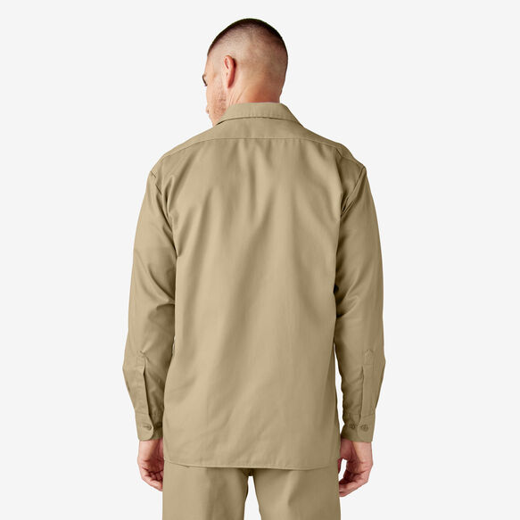 Long Sleeve Work Shirt - Military Khaki &#40;KH&#41;