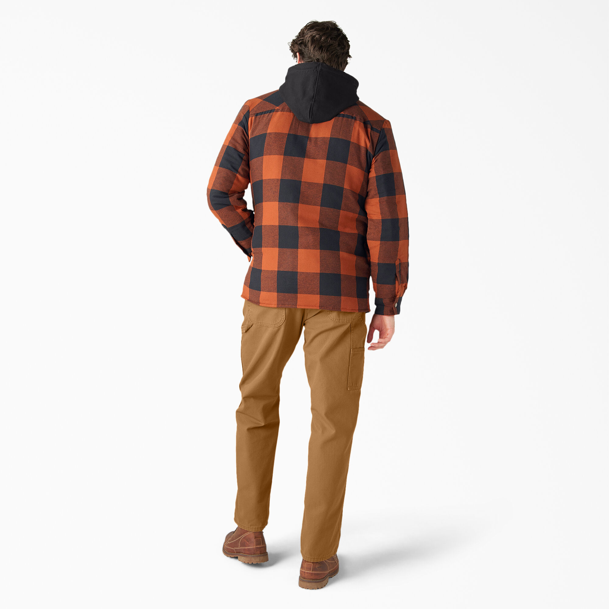 Dickies icon hooded top quilted shirt jacket