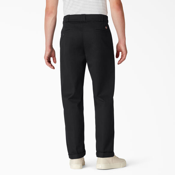 Pantalon &agrave; revers de coupe standard - Black &#40;BKX&#41;