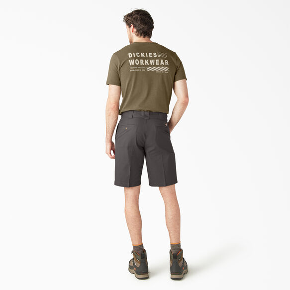 Relaxed Fit Work Shorts, 11&quot; - Gravel Gray &#40;VG&#41;