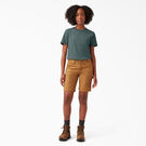 Women&#39;s Short Sleeve Heavyweight T-Shirt - Lincoln Green &#40;LN&#41;