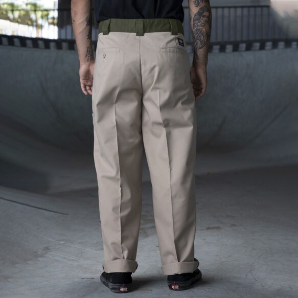 Ronnie Sandoval Loose Fit Double Knee Pants - Desert Sand/Olive Color Block &#40;DVC&#41;