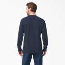 Tri-Color Logo Graphic Long Sleeve T-Shirt - Dark Navy &#40;DN&#41;