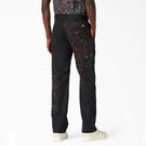 Pantalon &agrave; appliqu&eacute;s Reworked - Rinsed Black Bandana &#40;R1B&#41;