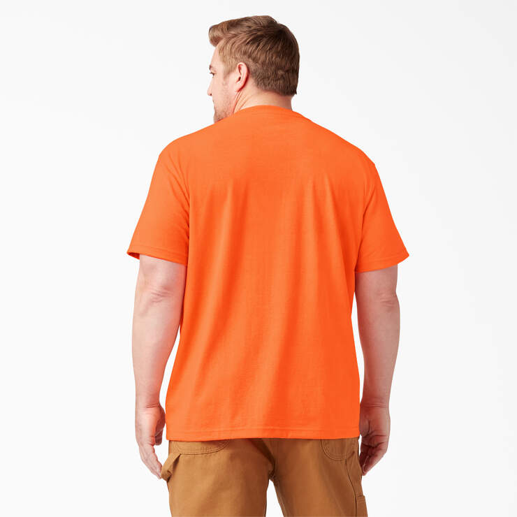 T-shirt épais à manches courtes de couleur fluo - Bright Orange (BOD) numéro de l’image 5