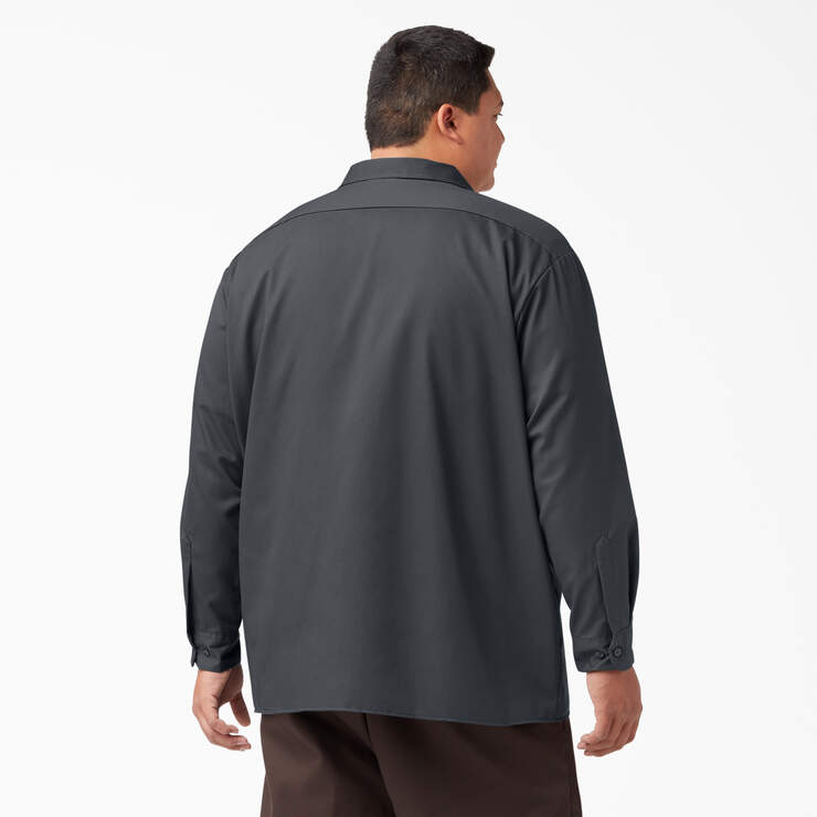 Long Sleeve Work Shirt - Charcoal Gray (CH) image number 6