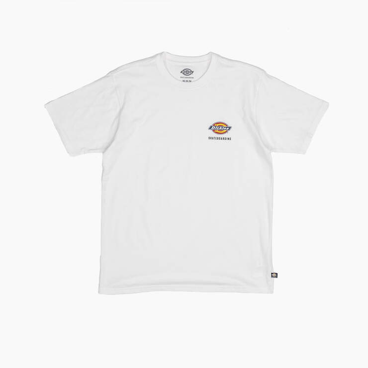 T-shirt skateboard Dickies avec logo sur la poitrine, de coupe standard - White (WH) numéro de l’image 1