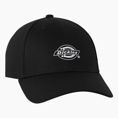 Casquette &agrave; logo imprim&eacute; et &agrave; profil bas - Black &#40;BK&#41;