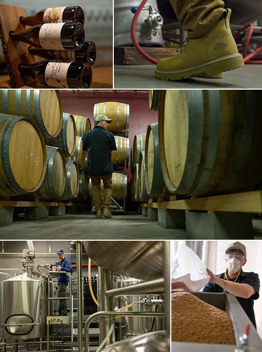Heavy lifting goes on behind the scenes in a craft brewery that prides itself in old-world brewing techniques.