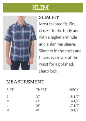 Dickies Sim Fit Guide for Young Men