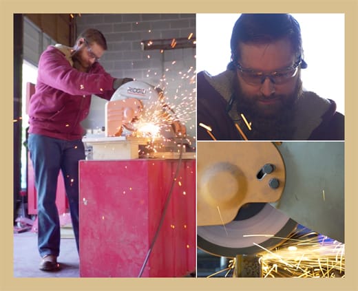 Power tools are available for all to use as needed.