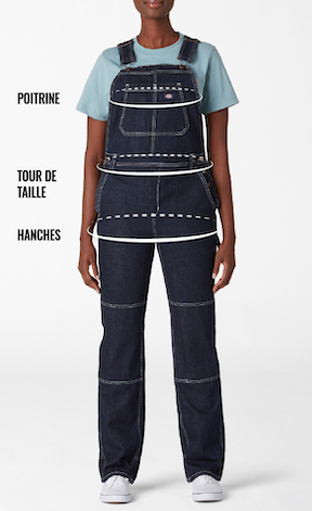 Salopettes tailles standard et tailles plus pour Femmes