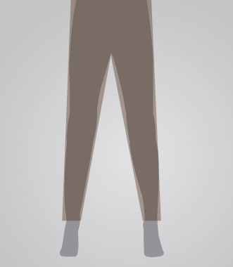 Skinny Leg Pant Opening for Men