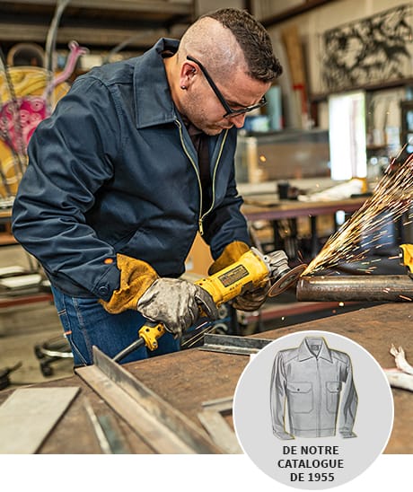 Man in Eisenhower jacket