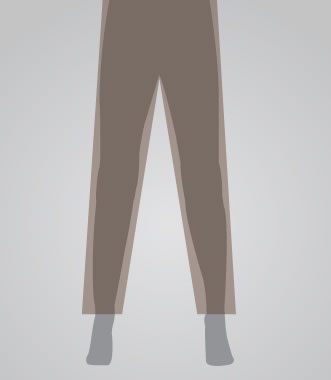 Straight Leg Pant Opening for Men